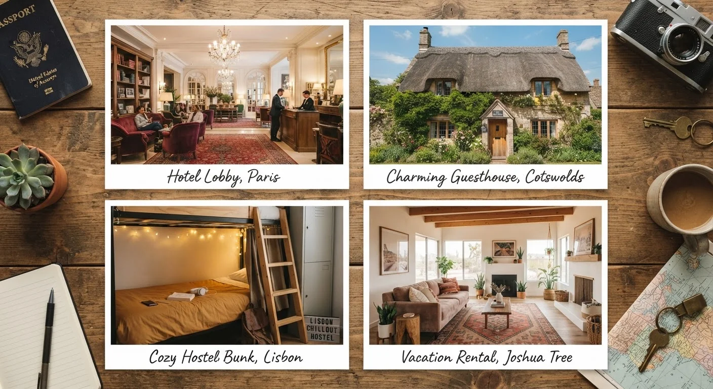 Accommodation Types Travelers Encounter Most Often