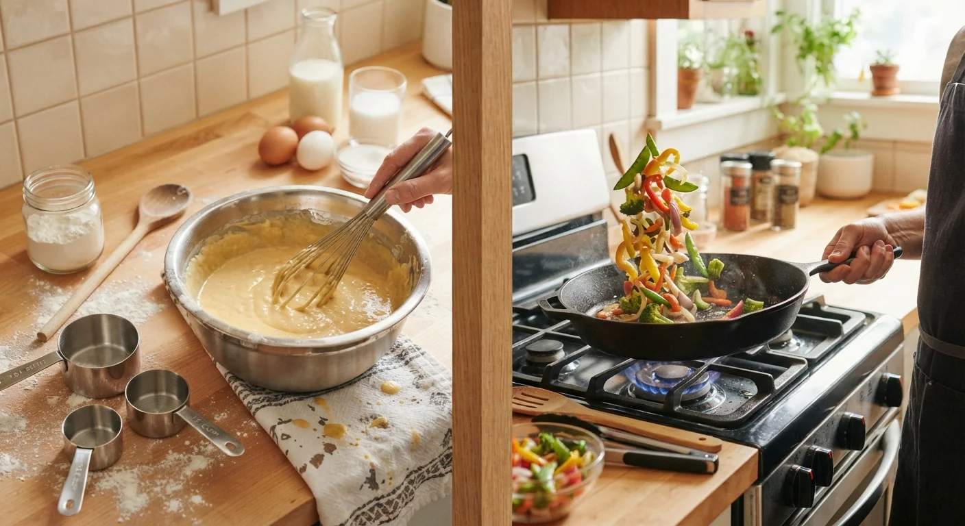 Baking vs. Cooking: Why the Same Instincts Don't Always Transfer