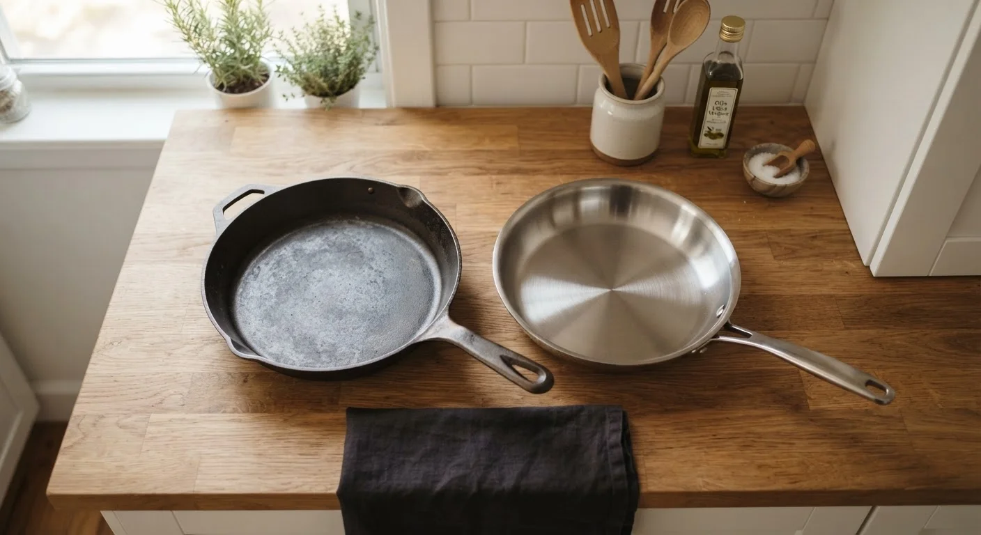 Cast Iron vs. Stainless Steel: Choosing the Right Pan for How You Actually Cook