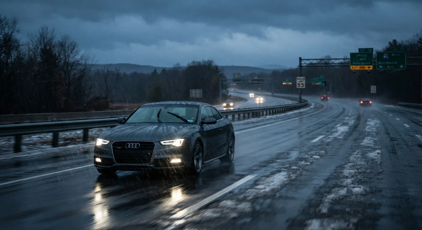 Driving in Rain, Ice, and Snow: Adjusting for Each Condition