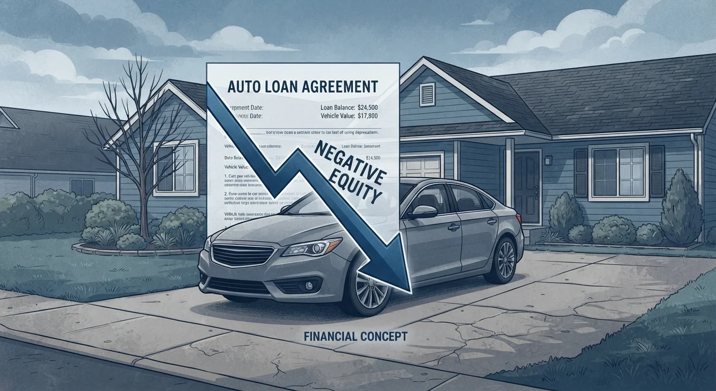 Getting Upside Down on a Car Loan: What It Means and How It Happens