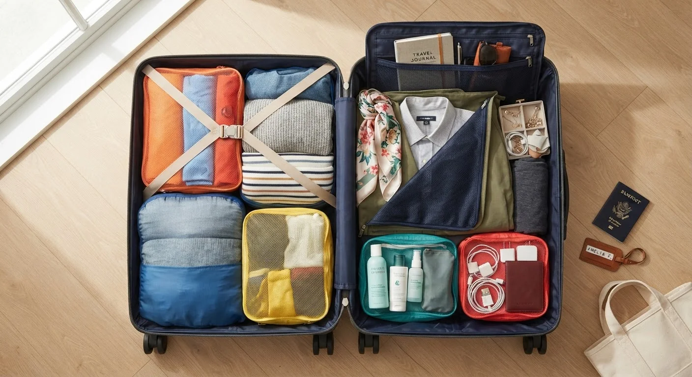 Packing Cubes, Compression Bags, and Folder Inserts: What Each One Actually Does