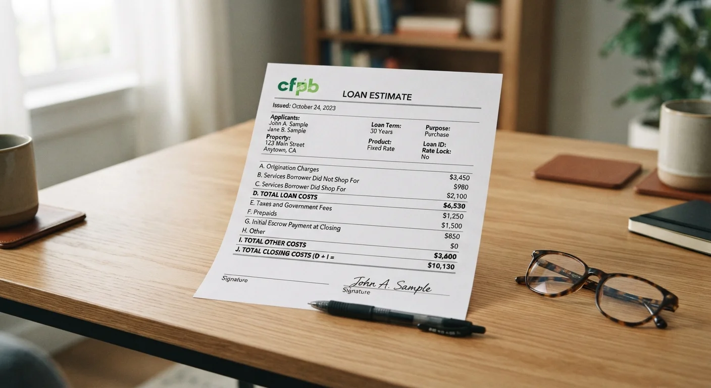 Reading a Loan Estimate Without Getting Lost