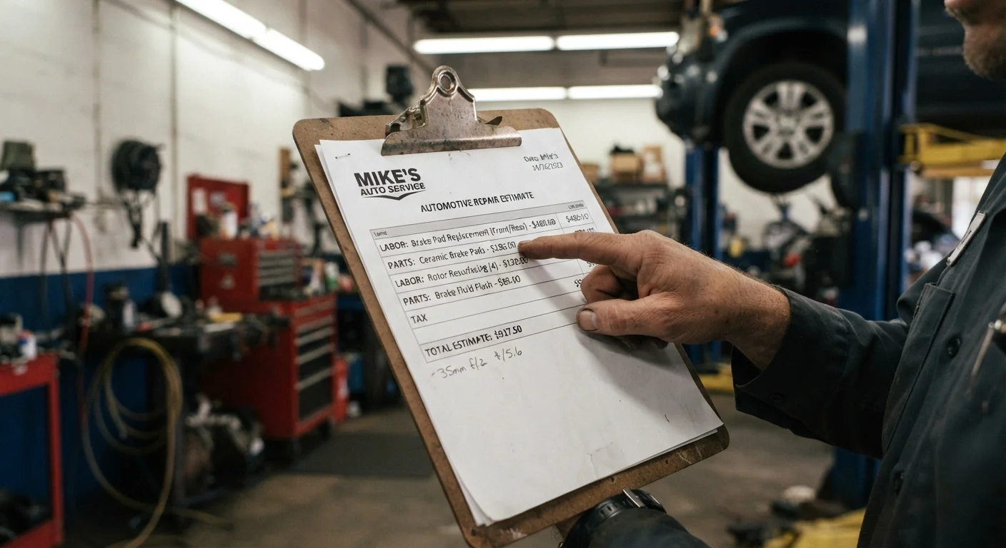 Reading a Mechanic's Estimate: What Those Line Items Actually Mean