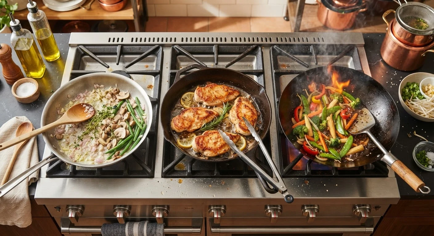 Sautéing, Pan-Frying, and Stir-Frying: What Sets Each Technique Apart