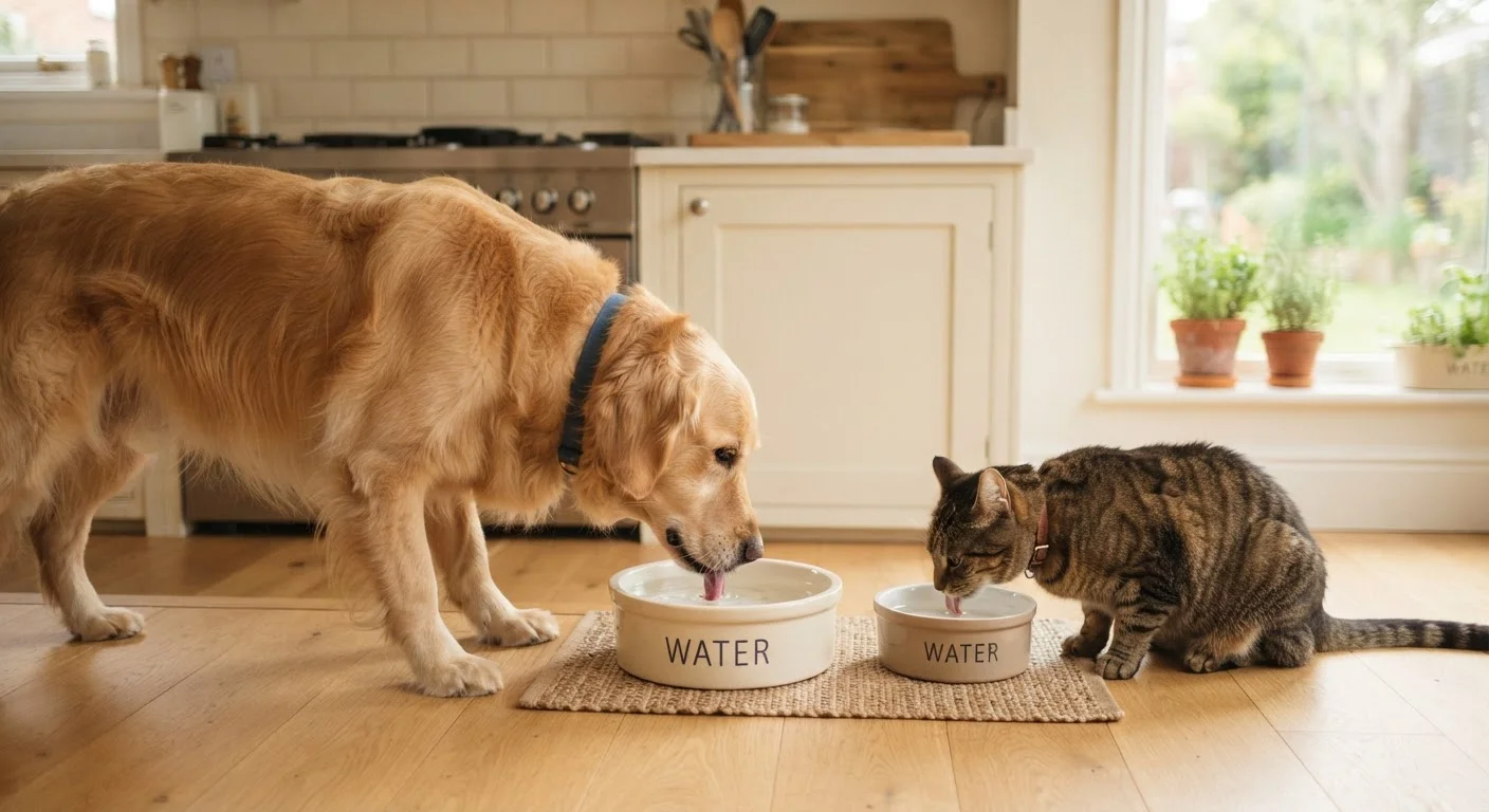 Signs Your Pet May Be Drinking Too Much—or Too Little—Water