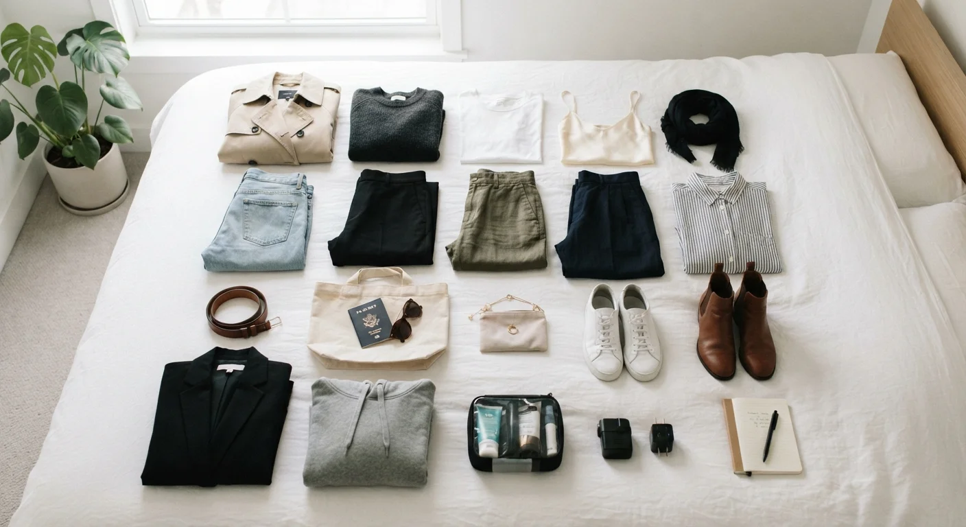 The Capsule Wardrobe Approach to Travel Packing