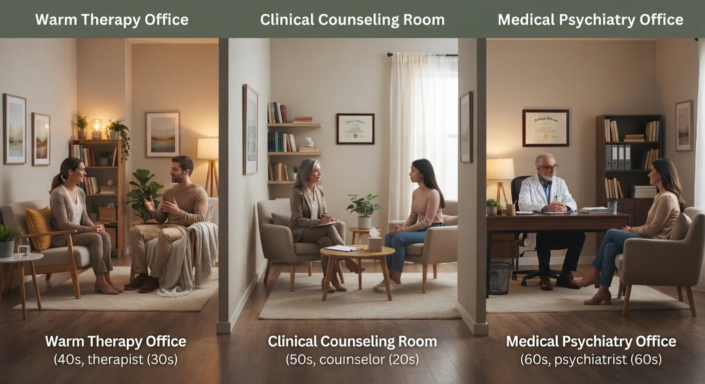 Therapy, Counseling, and Psychiatry: Understanding the Differences