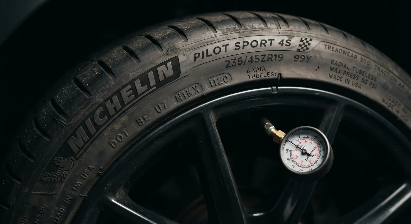 Tire Pressure, Tread Depth, and the Numbers on Your Sidewall
