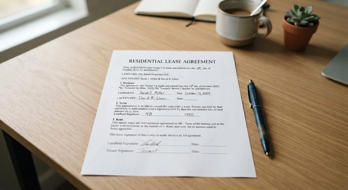 What a Lease Agreement Actually Says — and What to Watch For